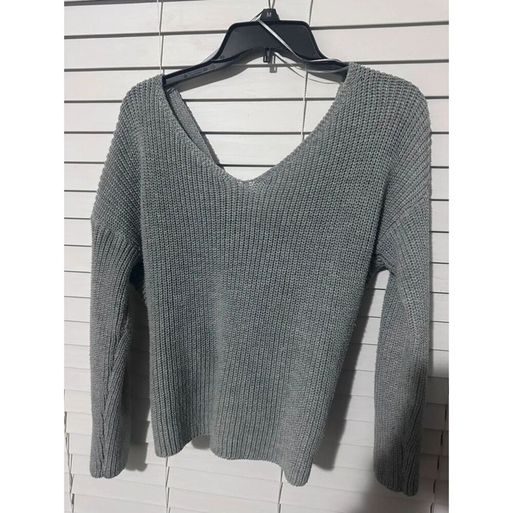 Open back sweater